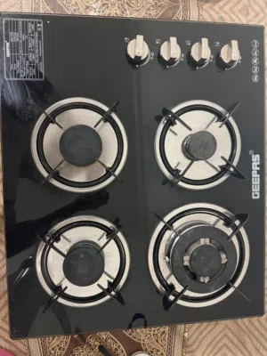 Geepas Gas Hob – 4 Burner Clean & Well Maintained 3 Months Used