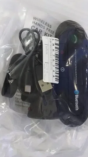 Wireless Bluetooth Handsfree Car Kit @ جهاز التحدث اثناء قيادة المركبة - سماعة وميكروفون مستقل