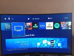 شاشه نوع دهوا حجم 27 انش الشاشه نظيفه شاشه منحنيه