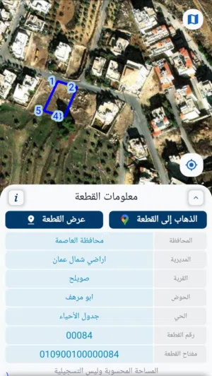 أرض للبيع من المالك مباشرة سكني تصلح لفيلا أو إسكان مساحتها دنم و17 متر واجهتها عالشارع 27 متر