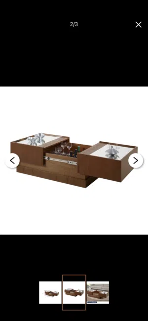 طاولة قهوة MDF