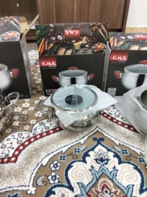 للبيع مجموعة من الاطقم جديده لم تستخدم صناعه تركيه ثقيله
