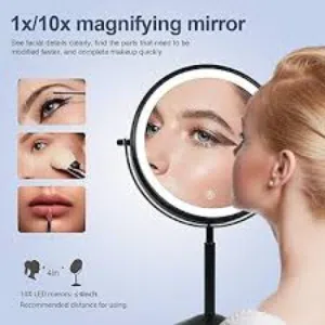 مرآه مكبره تكبير 10 اضعاف  لإظهار أدق التفاصيل بوضوح كبير