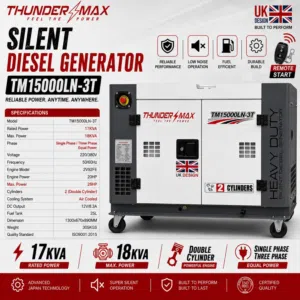 Generator silent diesel or gasoline
