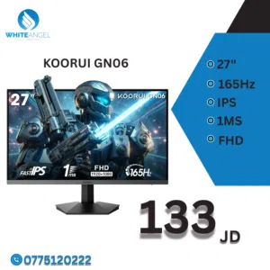 KOORUI GN06 – شاشة 27" FHD بمعدل تحديث 165Hz