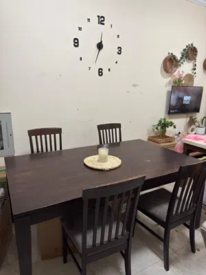 Used 6 chair dining table for sale
