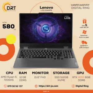Laptop Lenovo LOQ amd ryzen 5