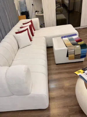 Brand new sofa with table