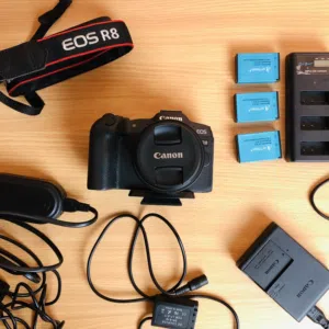 Canon R8 like new with box