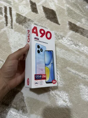 جهاز A90 من شركة ايتل جديد كامل ملحقاته وياه للبيع