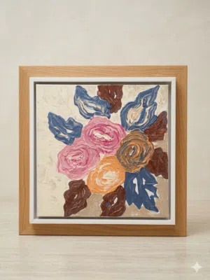 Hymns of Roses - Handmade Painting