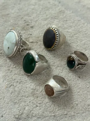 *للبيع خواتم فضه* سعر الخاتم 15ریال