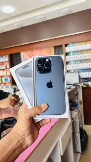 iPhone 15 Pro, 256gb Blue Titanium