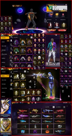 Free Fire Accounts and Characters for Sale in Khartoum