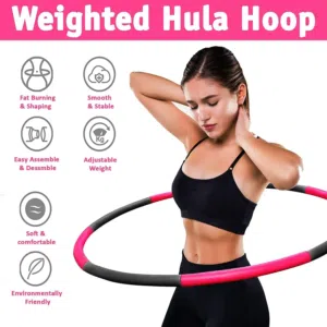 هولا هوب وزن ستانلس ثقيل فخم قابل للفك و التركيب