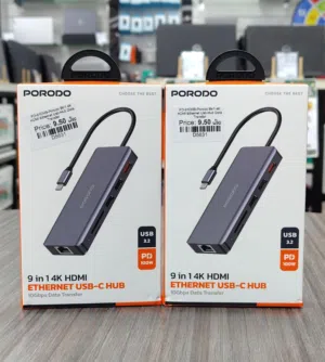 Brand New Porodo USB C Hub in Oman  Broad compatibility  1 Year Warranty
