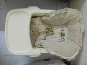Urgent sale Used Baby High Chair with Swing Function - Adjustable and Portable - Negotiable Price"