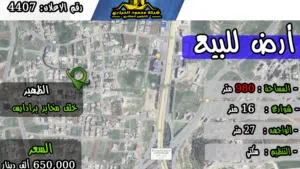 Residential Land for Sale in Amman Al-Thuheir