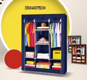 خزانه ملابس من القماش القوي سهله التركيب والفك   باوفر