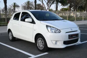 FREE REGISTRATION - GCC - LADY DRIVEN - MITSUBISHI MIRAGE GLX 2014 - LOW MILEAGE