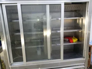 ثلاجه بابين ستانلس للبيع