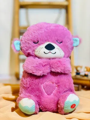 دمية الدب النائم  دمية سوث اند سناجل اوتر دميه موسيقية مخملية للأطفال الرضع من براند فيشر