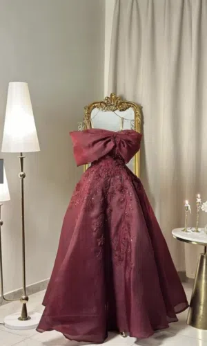 فستان سهرة / عرس جديد فخم