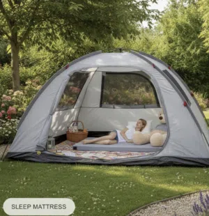 مرتبة سفر ورحلات ميموري فوم طبي مع خاصية التغليف وشنطة وسهلة التخزين للبر وتناسب الحج والعمرة