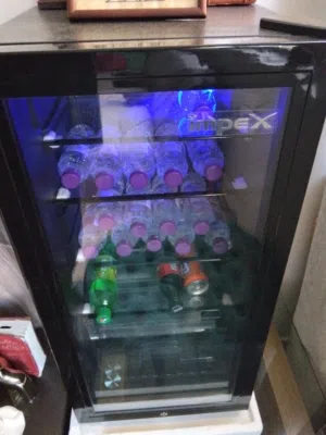 impex displays refrigerator almost as brand new only used for short time ثلاجة عرض للبيع نظيفة