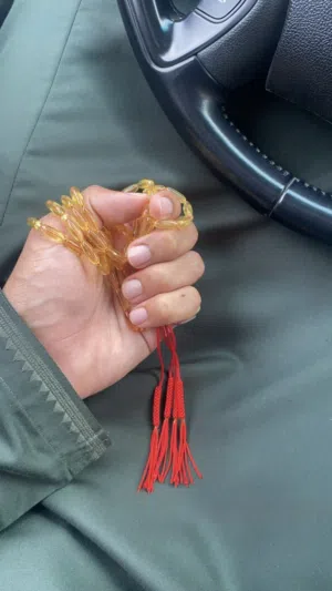 مسباح كهرمان طبيعي فرز فاخر