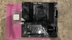 AMD 4 RYZEN 5 5600 - ASROCK B550M RIPTIDE MOTHERBOARD