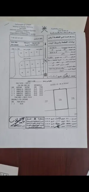 Residential Land for Sale in Dhofar Salala