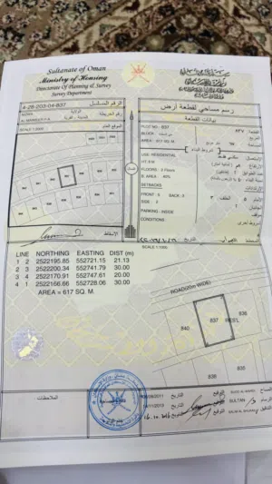 Residential Land for Sale in Al Dakhiliya Nizwa