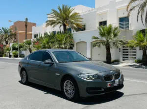 *BMW 520i*  *Bahrain Agency* Model -  *2014* Km - 200k km Engine - 2.0L   Color – Grey  *Passing  &