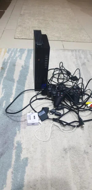 للبيع ps2 فات مع جميع الملحقات