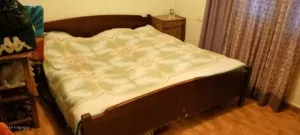 سرير نوم مزدوج خشب زان اصلي