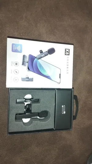 ميكروفون لاسلكي K8. للهاتف