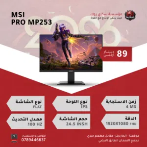 MONITOR  MSI PRO MP253