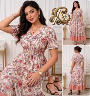 *عرض مميز لا يفوّت* خارجي من شي ان  *من ارقى البراندات    فستان ناعم  من شي ان  *تجمع