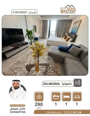 1 m2 Studio Apartments for Rent in Muharraq Dilmunia Island
