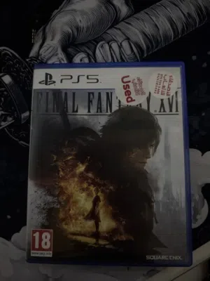 Final Fantasy XVI مستعمل بحاله الوكاله للبيع PS5