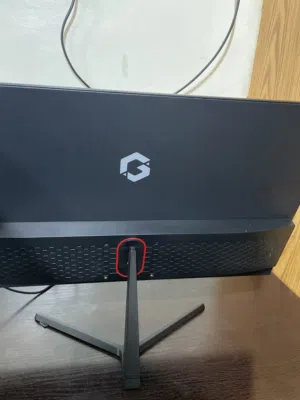 شاشة GAMEON 24" IPS 180Hz - للبيع قطع (قاعدة + محول + بورد سليم) كفاءة عالية يرجى قراءة الوصف