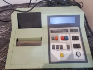 جهاز قياس معاوقة الأذن وتخطيط السمع اللغوي والنغمي (Automatic Impedance Audiometer AT