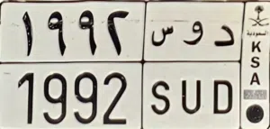 لوحة مميزة ( د و س 1992 )