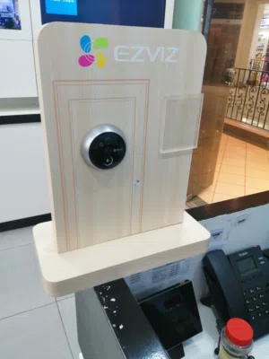 جرس عين باب فيديو يركب على باب الشقة من الخارج بشاشة داخلية