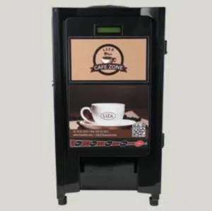 Brand New Liza Cafe Zone Vending Machine - Coin Operated Perfect for Business