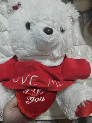 Soft toy for Valentines عيد الأم أو الحب     او عادي أو my first Christmas وغيرها متنوعة