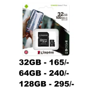 ميموري نقال Kingston canva select plus 128gb, 100MB/S
