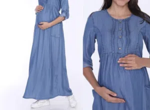 مجموعة فساتين حمل تركي من مجموعه تصفية محل تركي جديده من كل موديل مقاسبن فقط  مبطن ما بخايل