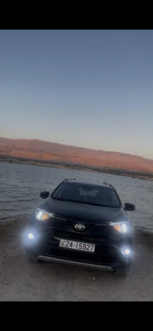 تيوتا راف فور فل كامل هايبرد مضروب ضربه عالراس خلفي جيد جيد